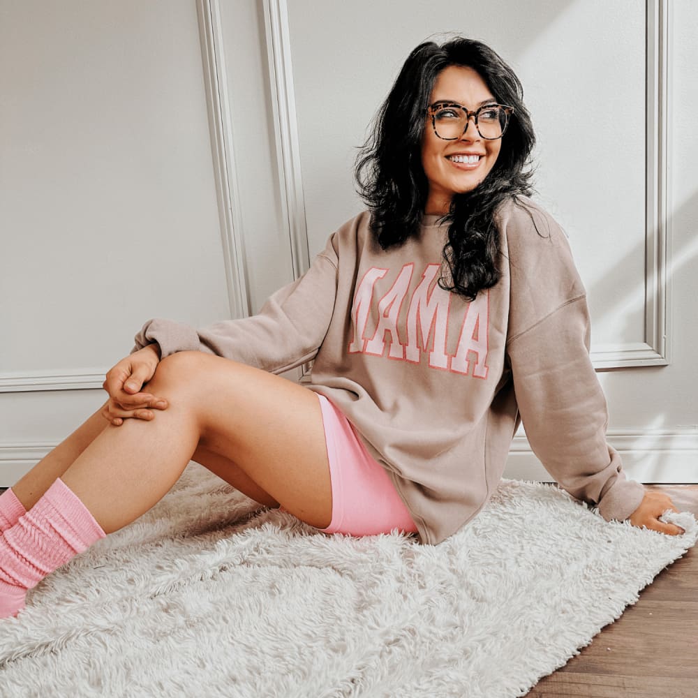 Neutral Mama Sweatshirt - Tan