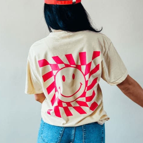 Oh Happy Days Tee - Butter Yellow - NEW