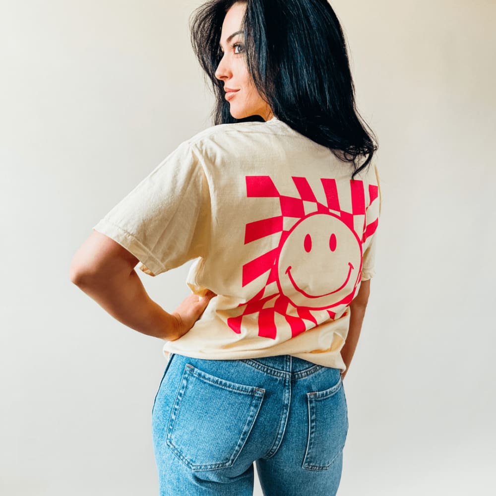 Oh Happy Days Tee - Butter Yellow - NEW