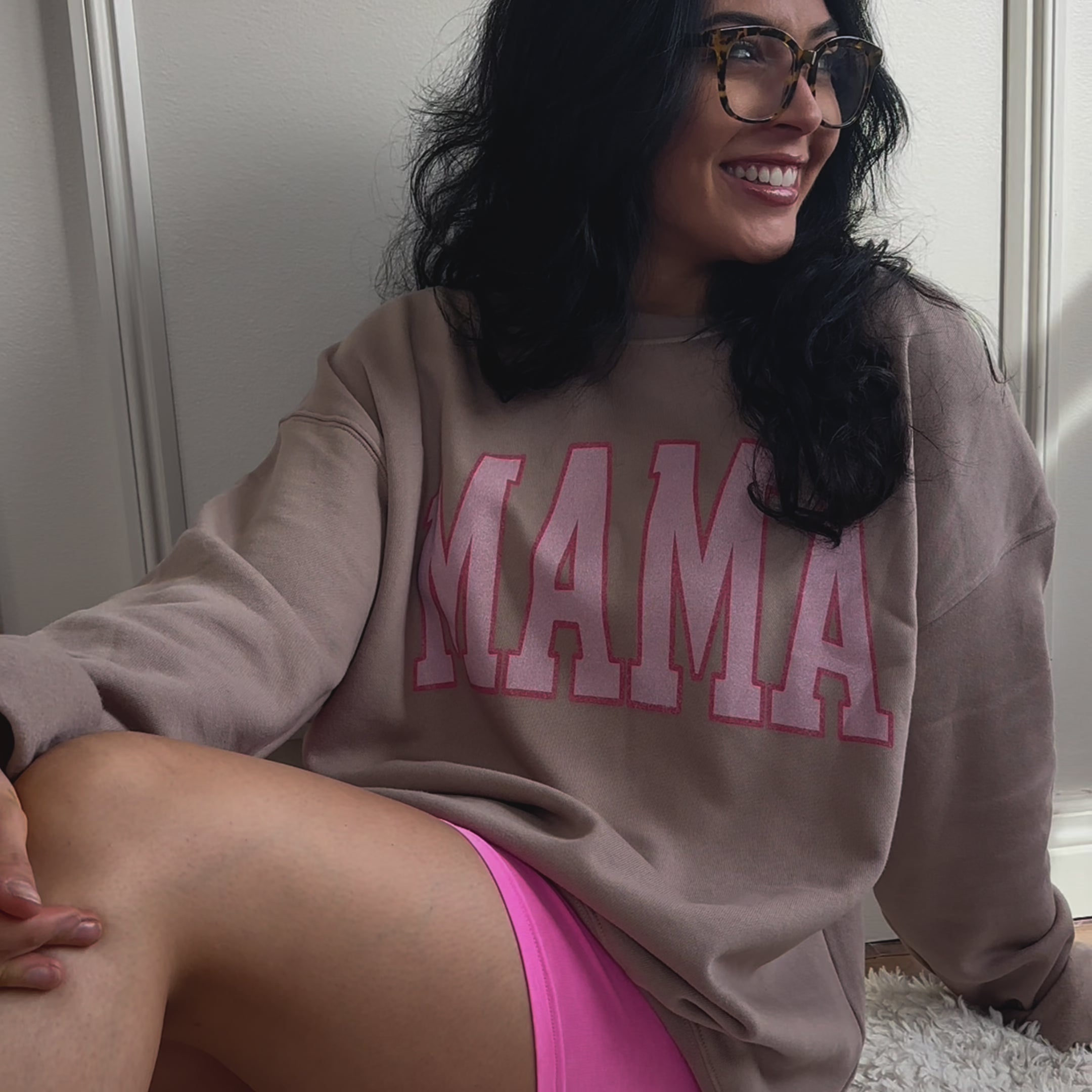 Neutral Mama Sweatshirt - Navy