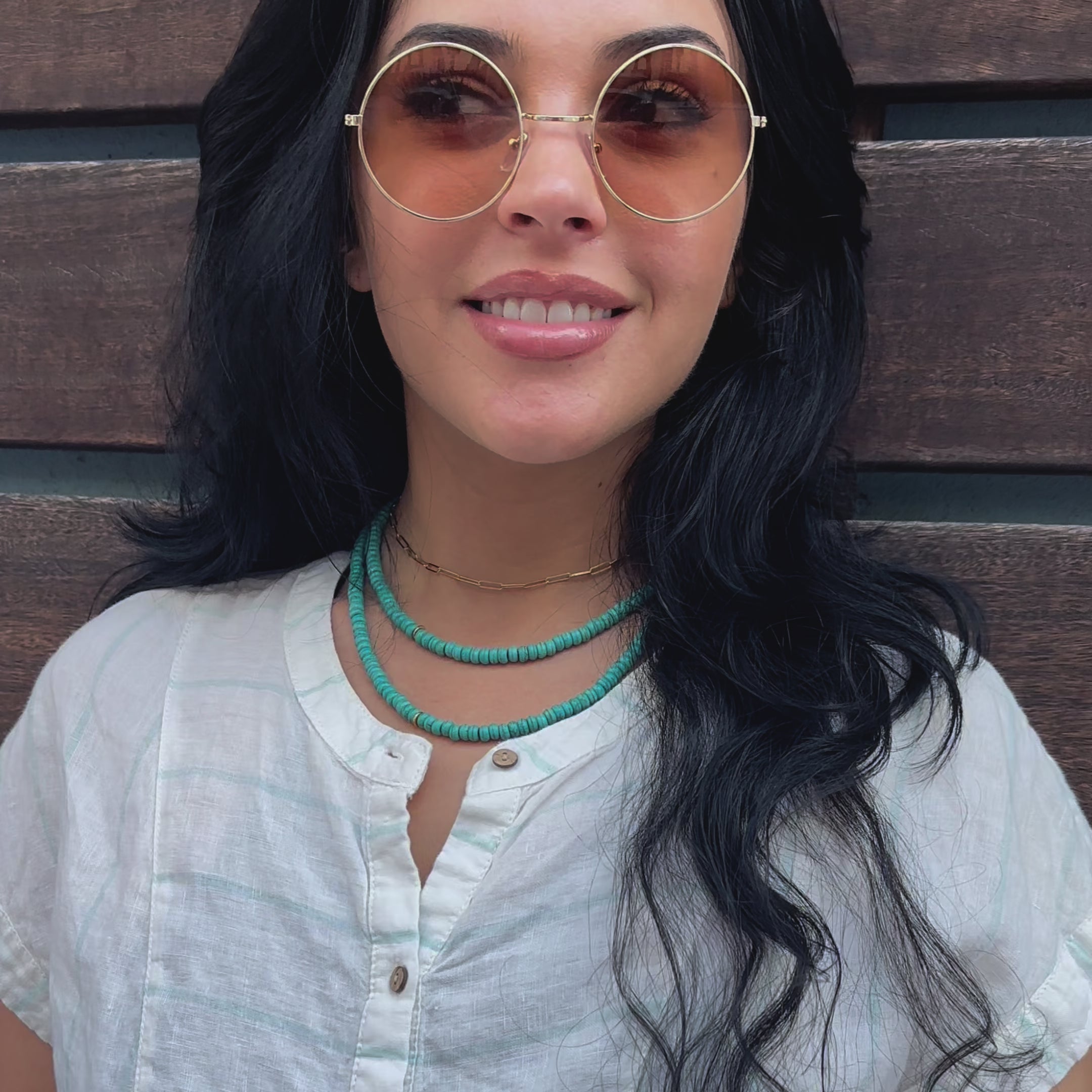 Beaded Turquoise Necklace