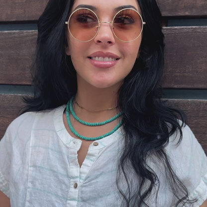 Beaded Turquoise Necklace