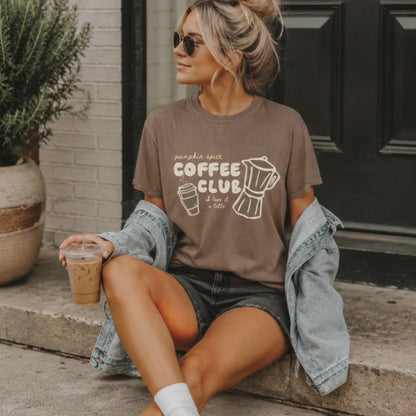 Pumpkin Spice Coffee Club Tee