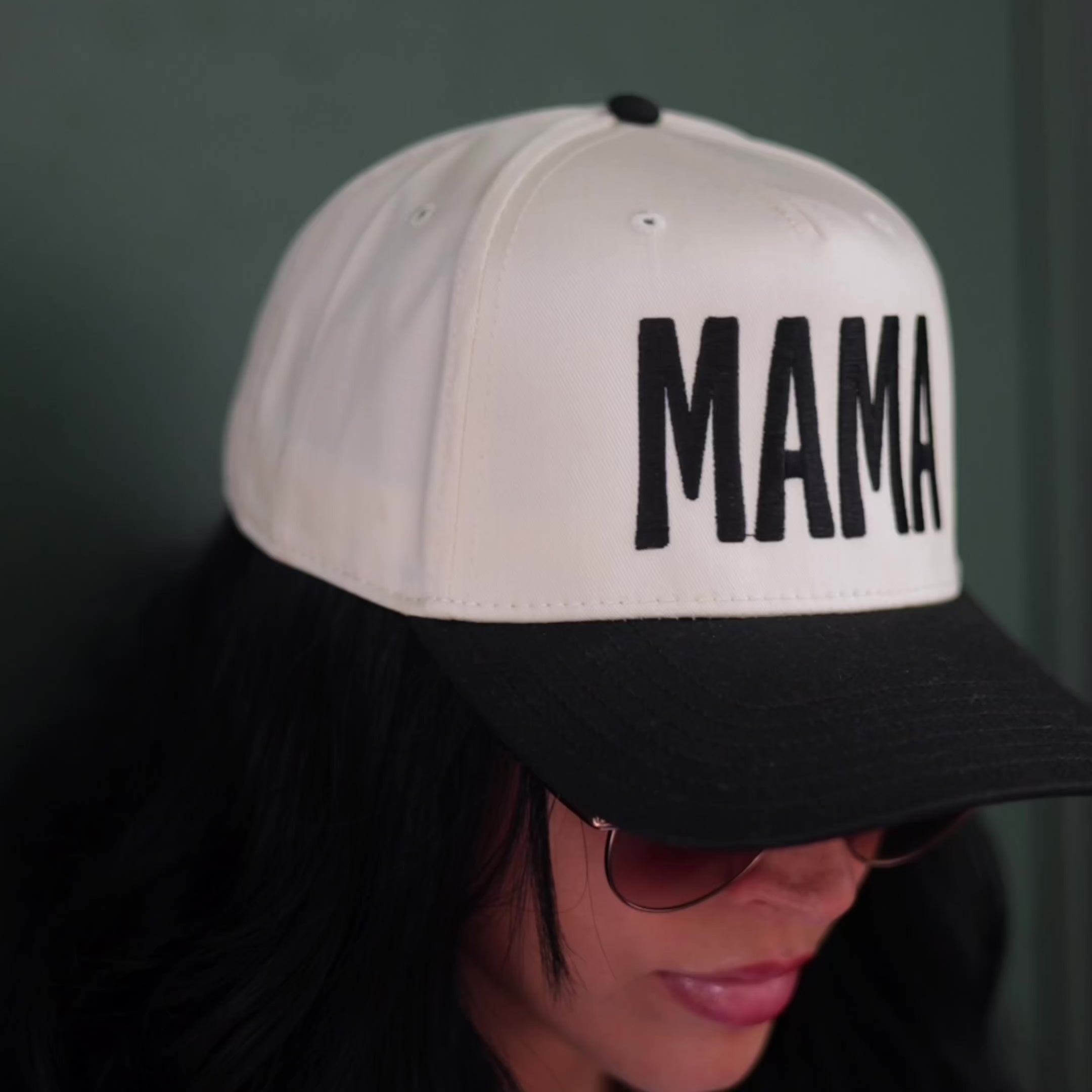 Bold Mama Trucker Hat - Black