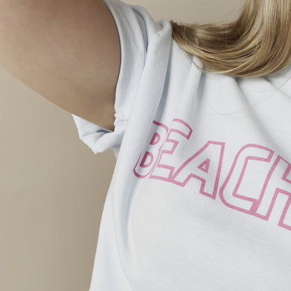 Beach Bum Tee - Chambray