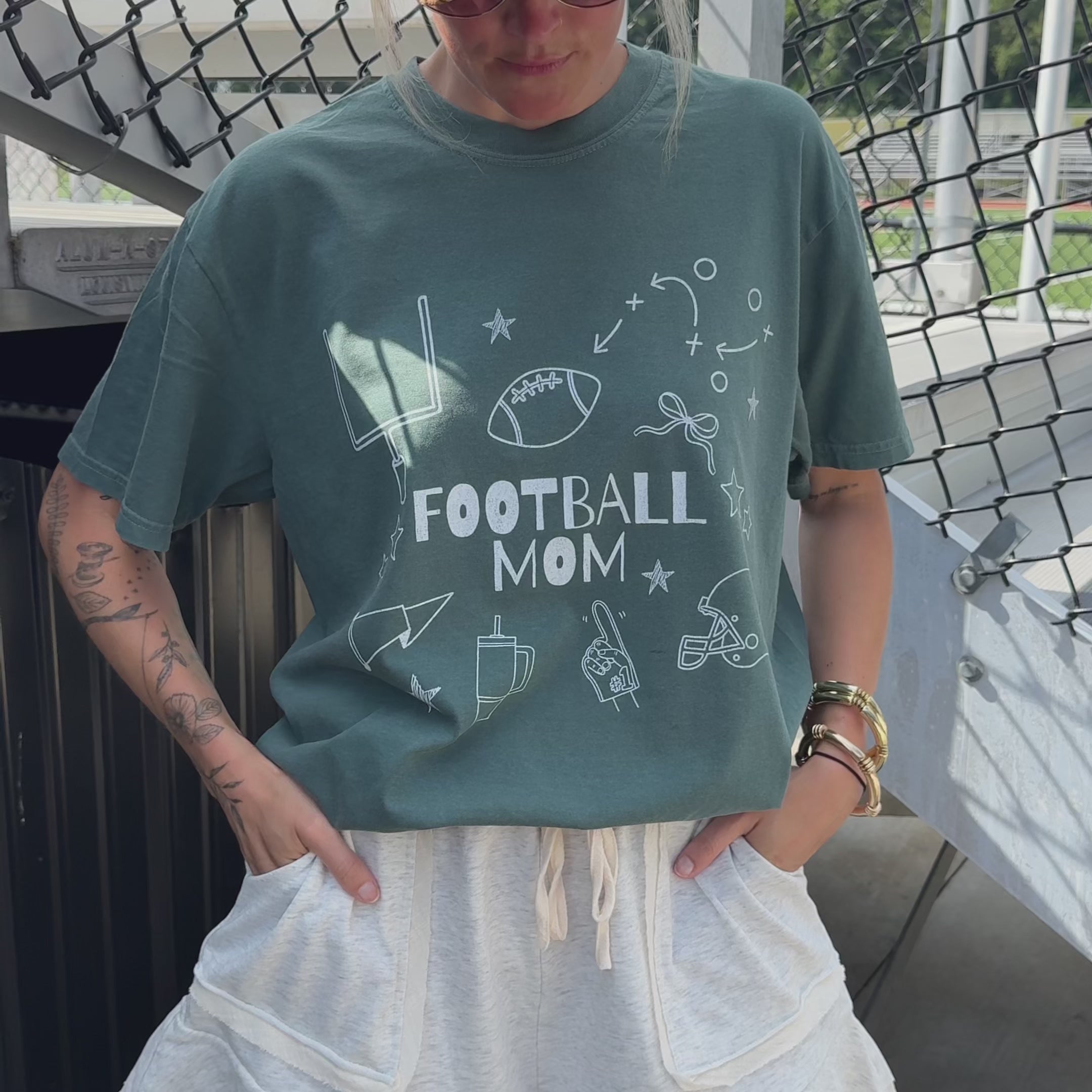 Football Mom Tee
