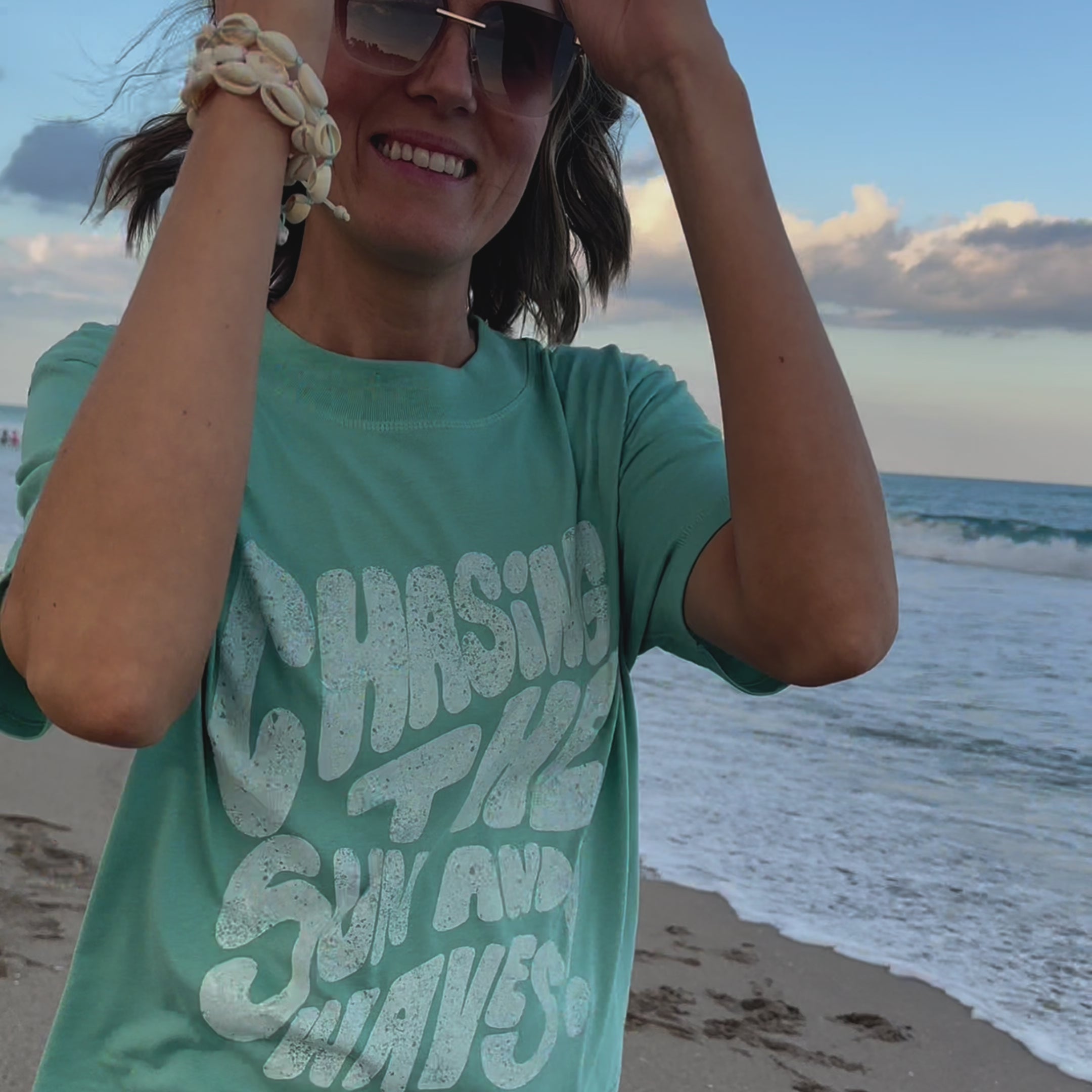 Chasing Waves Relaxed Boxy Tee