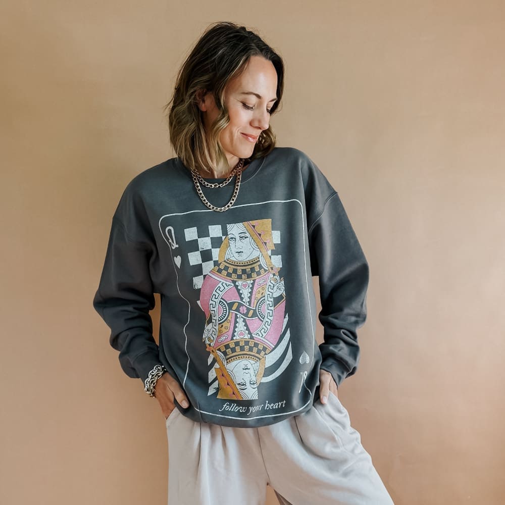 Queen of Hearts Sweatshirt