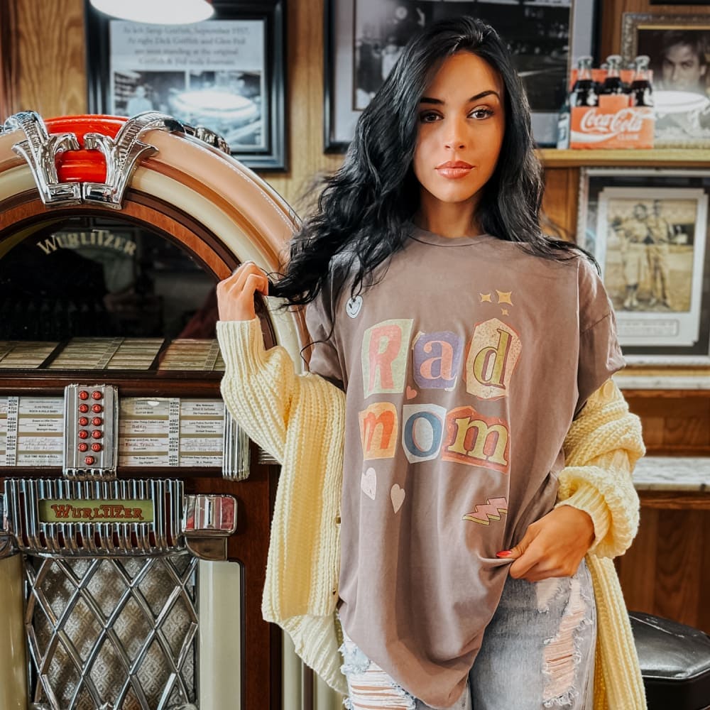 Rad Mom Poster Vintage Tee