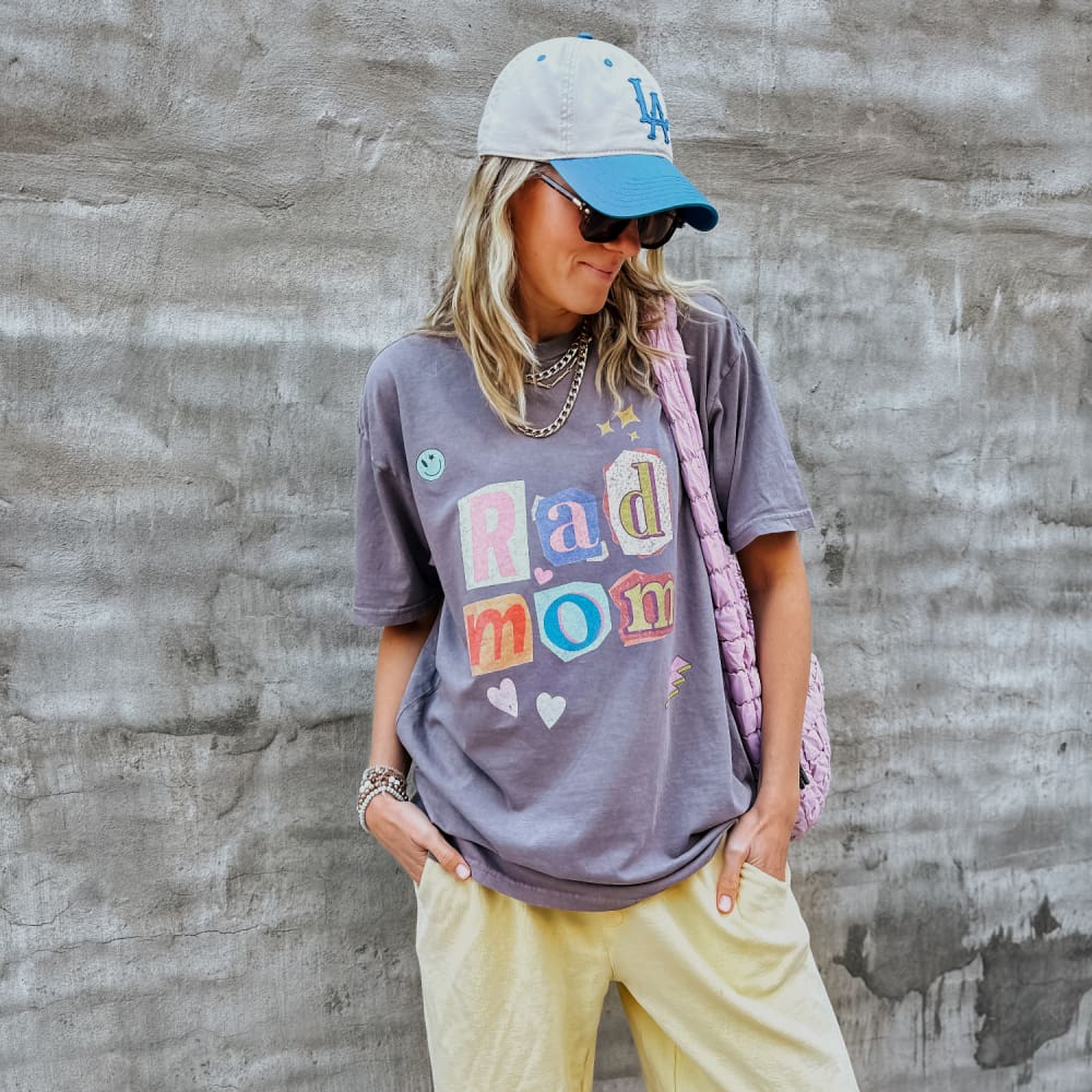 Rad Mom Poster Vintage Tee