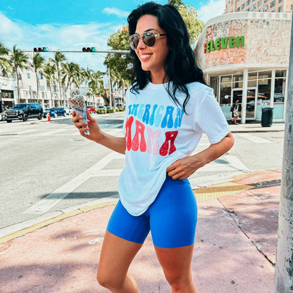 American Mama - Red & Blue - Mommy Apparel