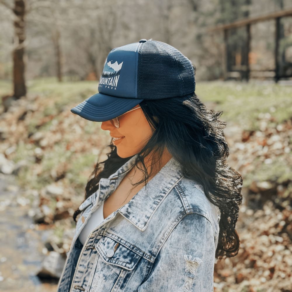 Rocky Mountain Trucker Hat - Dark Navy
