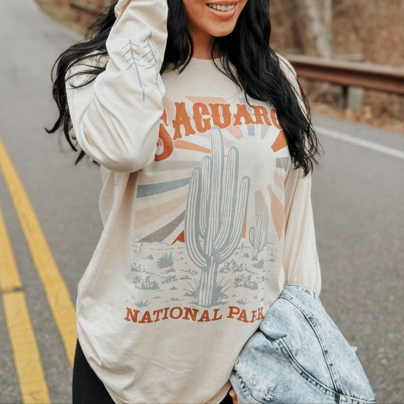 Saguaro National Park Long Sleeve - Mommy Apparel