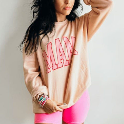 Summer Mama Sweatshirt - Peach
