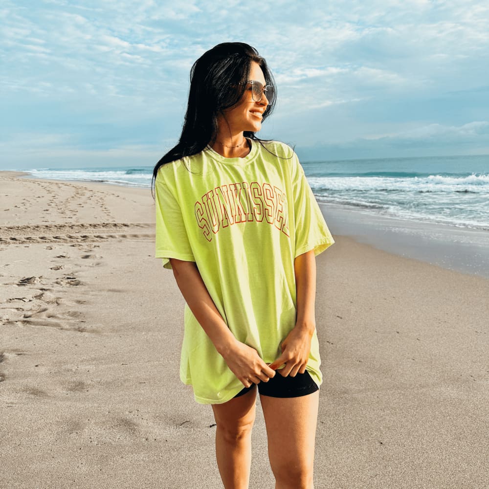 Sunkissed Tee - Neon Lemon - NEW