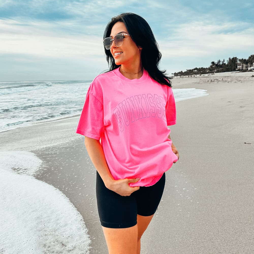 Sunkissed Tee - Neon Pink - NEW