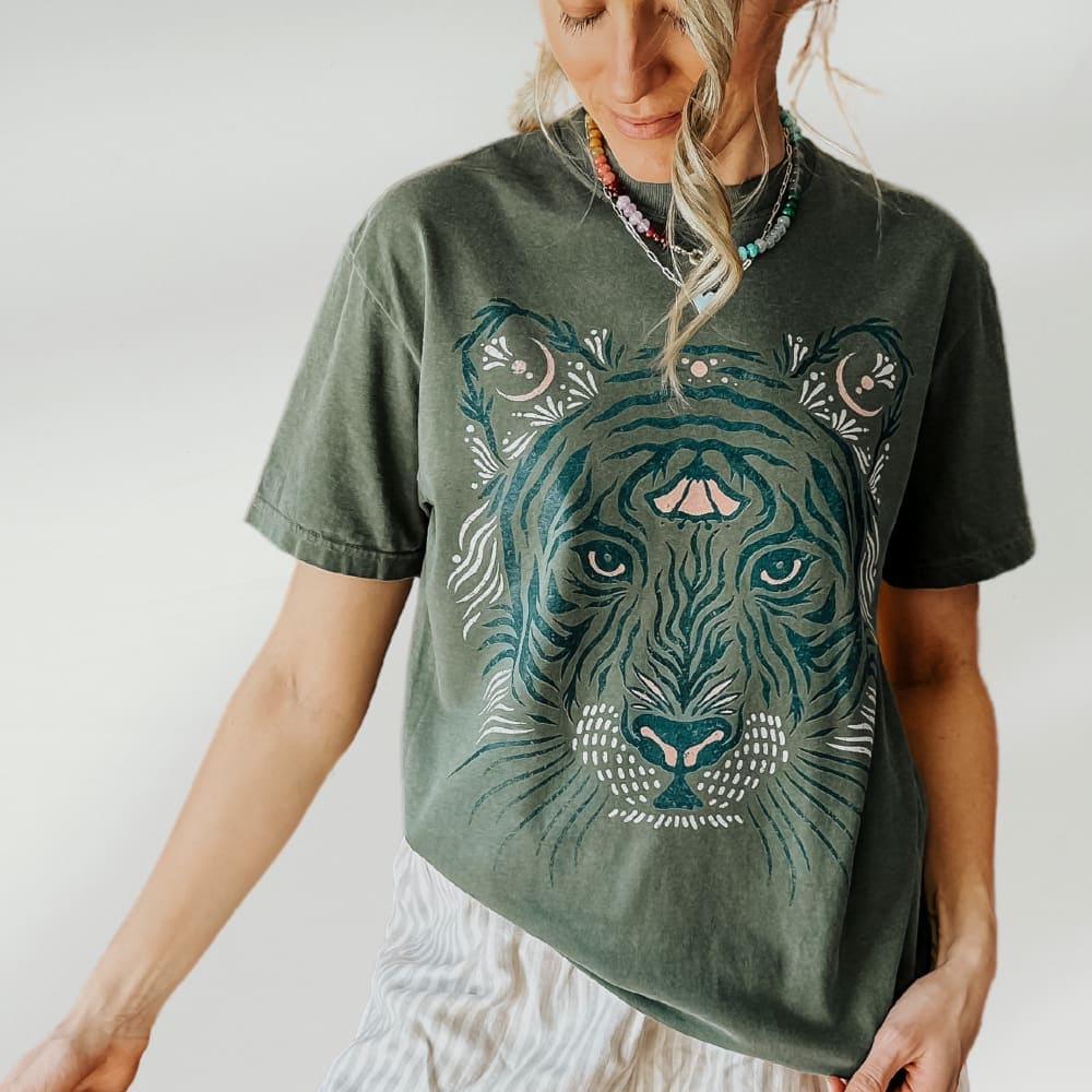 Tribal Tiger Tee - NEW