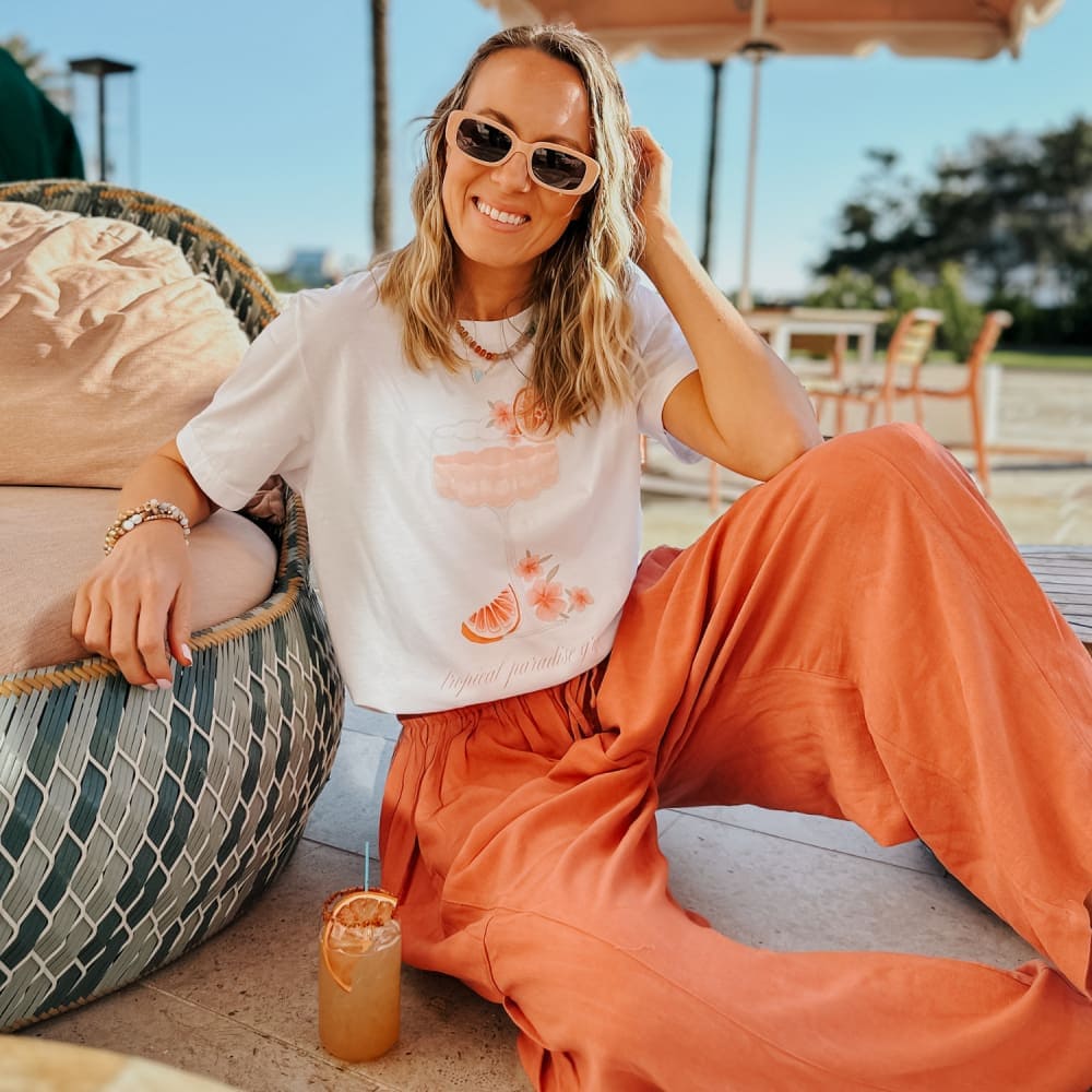 Tropical Paradise Brunch Tee - Mommy Apparel