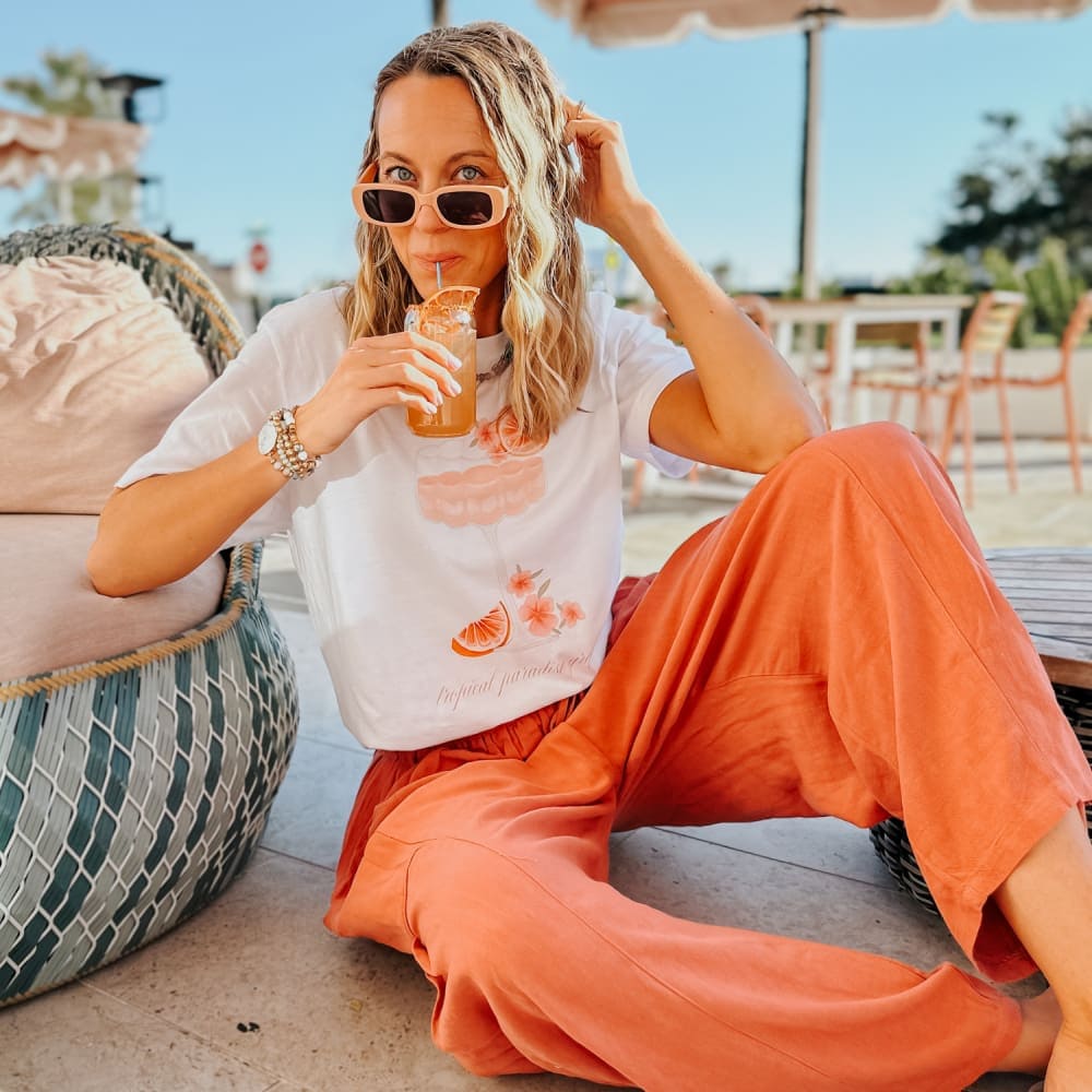 Tropical Paradise Brunch Tee - Mommy Apparel