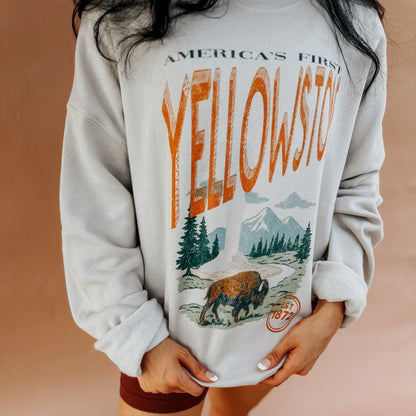 Yellowstone Heritage National Parks Sweatshirt