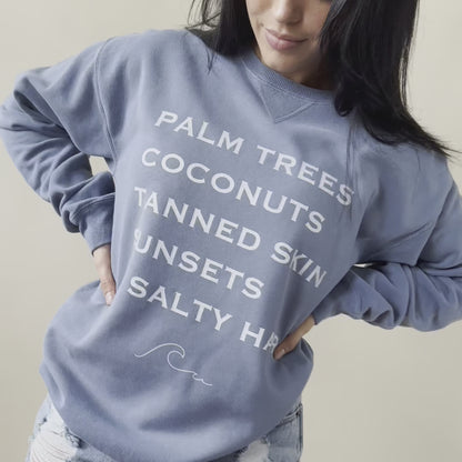 Salty Hair Crewneck