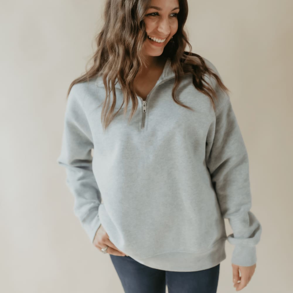 3/4 Zip Soft Pullover