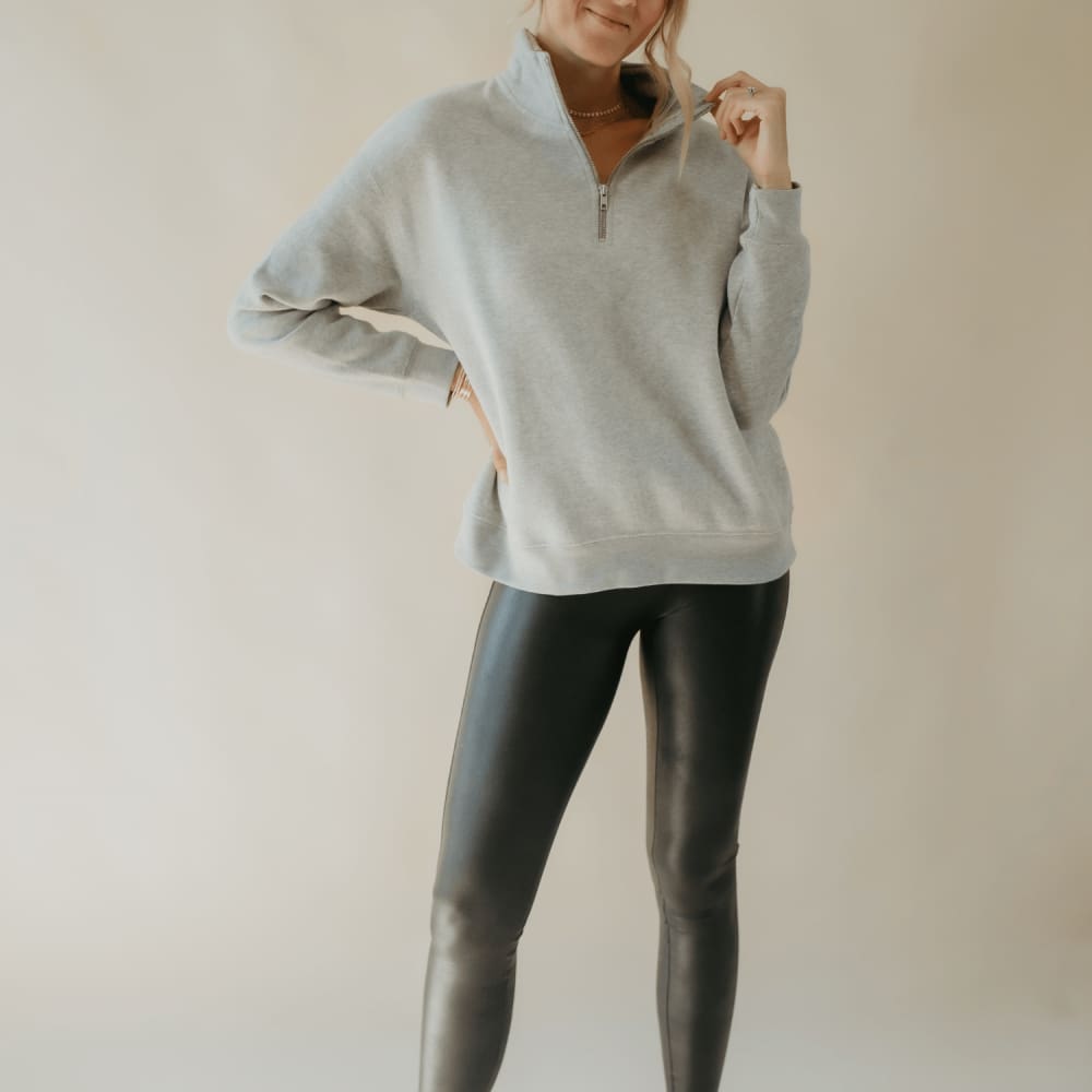 3/4 Zip Soft Pullover