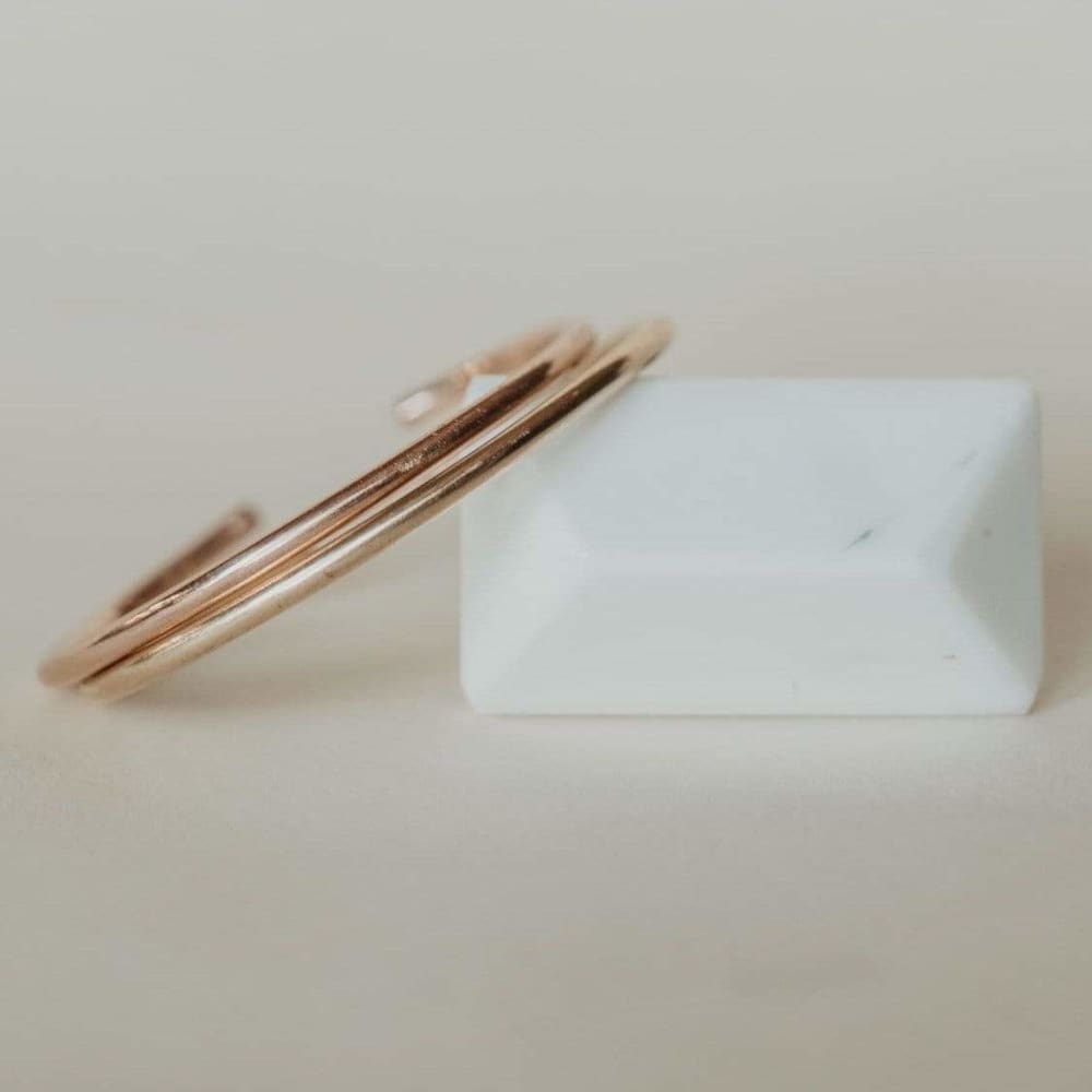 Mercy - Rose Gold & Gold Baby Bangle Stack