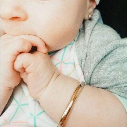 Lasting Engraved Gold Baby Bracelet