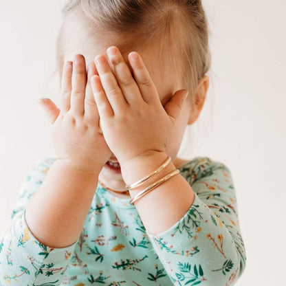 Personalized Gold Baby Bracelet