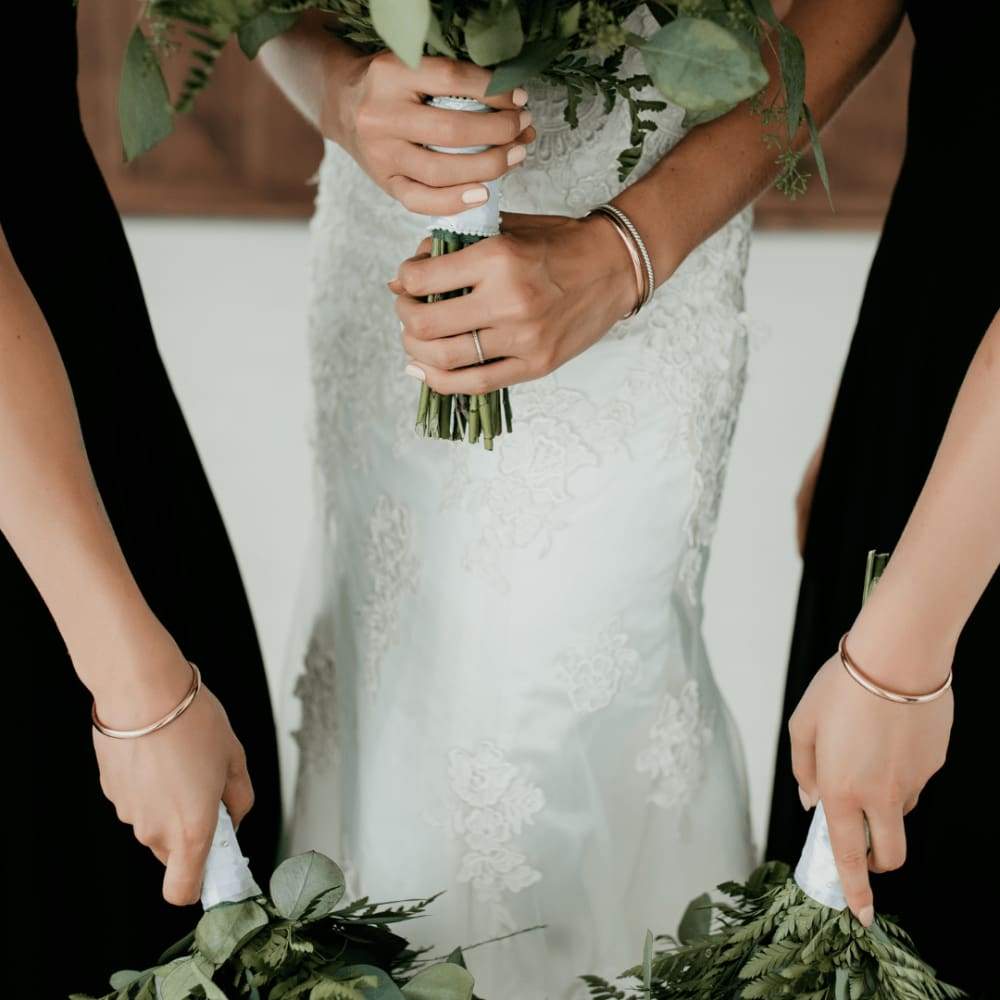 MM Rose Gold Bridal Set
