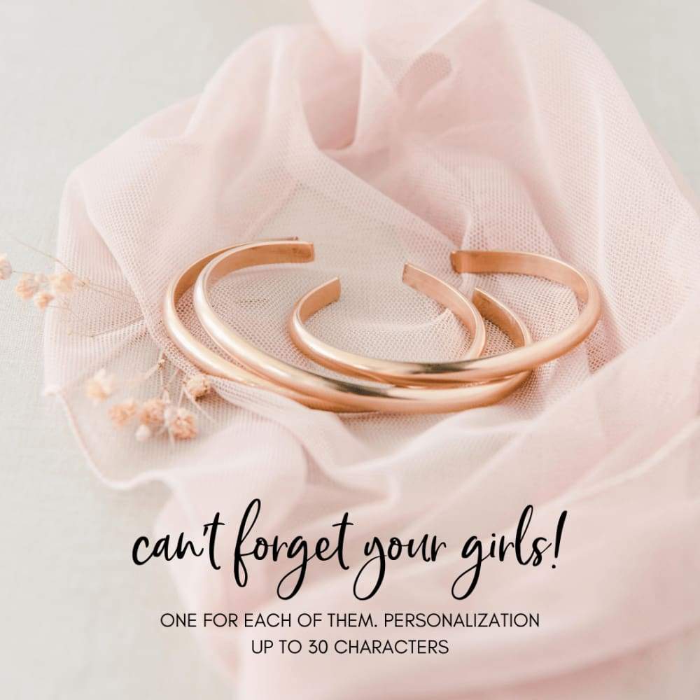 MM Rose Gold Bridal Set